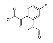 Formamide,N-[2-(dichloroacetyl)-5-fluorophenyl]-N-methyl- (9CI) structure