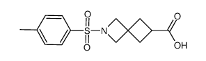 2-((4-methylphenyl)sulfonyl)-2-azaspiro[3.3]heptane-6-carboxylic acid结构式