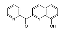 (8-hydroxyquinolin-2-yl)-pyridin-2-ylmethanone结构式