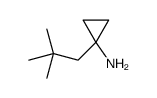 1-(2,2-dimethylpropyl)cyclopropanamine(SALTDATA: 1.1HCl)结构式