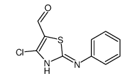 4-CHLORO-2-(PHENYLAMINO)THIAZOLE-5-CARBALDEHYDE Structure