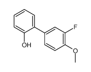 2-(3-fluoro-4-methoxyphenyl)phenol结构式