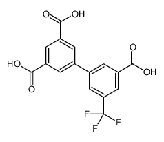 5-[3-carboxy-5-(trifluoromethyl)phenyl]benzene-1,3-dicarboxylic acid Structure