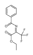 ethyl 2-benzoylimino-3,3,3-trifluoropropanoate结构式