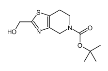 2-(羟基甲基)-6,7-二氢噻唑并[4,5-c]吡啶-5(4h)-羧酸叔丁酯结构式