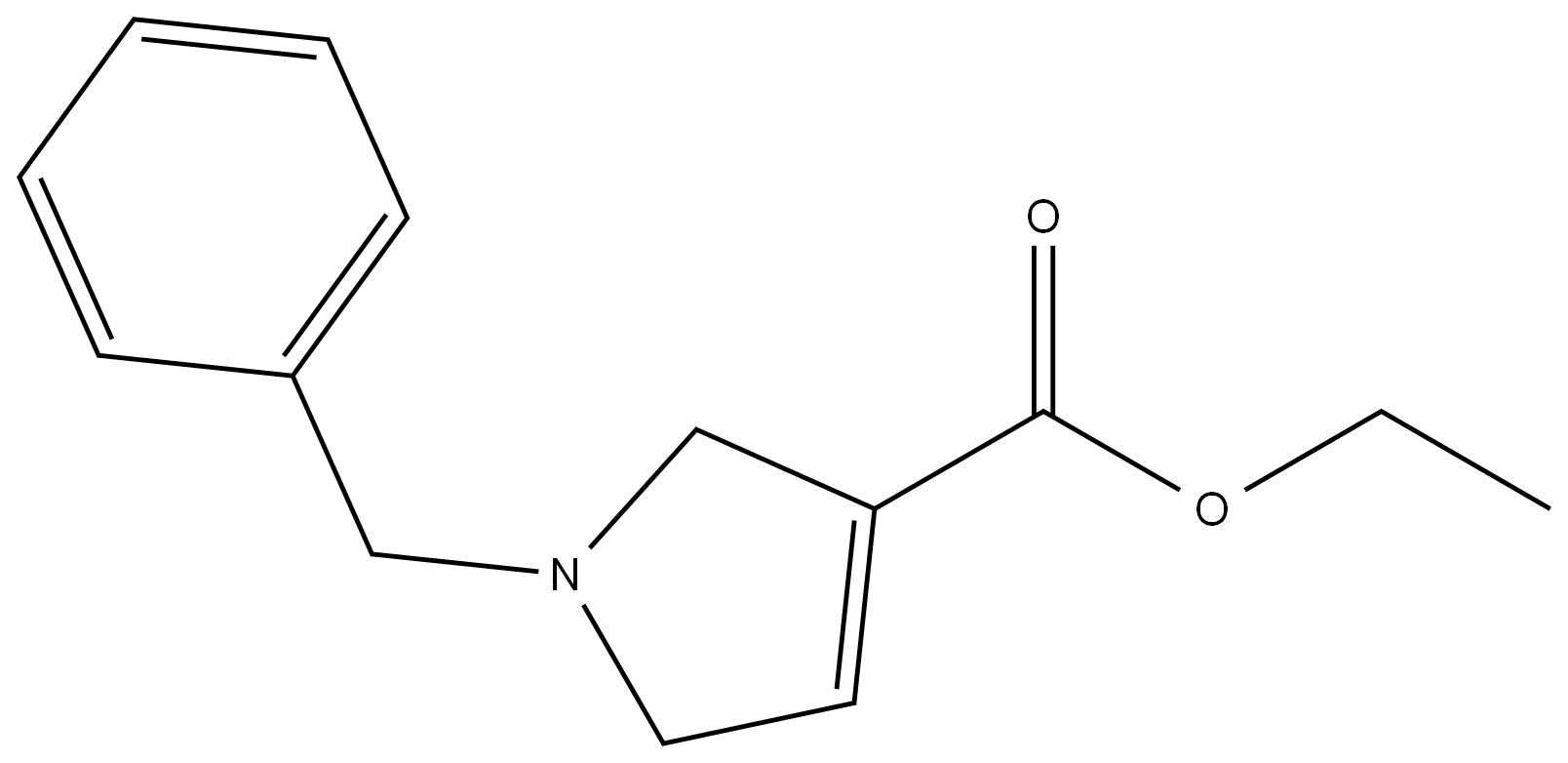 ethyl 1-benzyl-2,5-dihydro-1H-pyrrole-3-carboxylate Structure