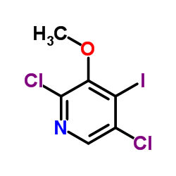 2,5-Dichloro-4-iodo-3-methoxypyridine Structure