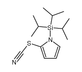 2-thiocyanato-1-(triisopropylsilyl)-1H-pyrrole结构式