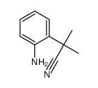 2-(2-Aminophenyl)-2-methylpropanenitrile Structure