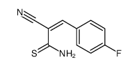 (Z)-2-cyano-3-(4-fluorophenyl)prop-2-enethioamide结构式
