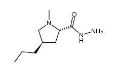 (2S,4R)-1-methyl-4-propylpyrrolidine-2-carbohydrazide Structure