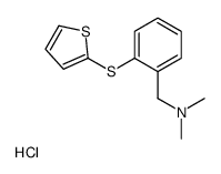 N,N-dimethyl-1-(2-thiophen-2-ylsulfanylphenyl)methanamine,hydrochloride结构式