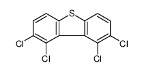 1,2,8,9-tetrachlorodibenzothiophene Structure