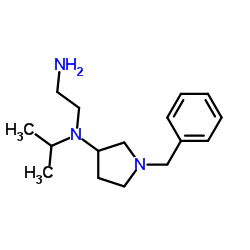 N-(1-Benzyl-3-pyrrolidinyl)-N-isopropyl-1,2-ethanediamine结构式