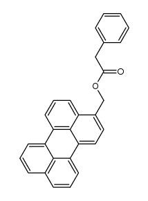 (perylen-3-yl)methyl 2-phenylacetate结构式