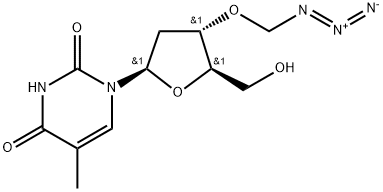 3'-O-(Azidomethyl)-2'-deoxythymidine结构式