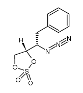 4(S)-(1(S)-Azido-2-phenylethyl)-1,3,2-dioxathiolane 2,2-dioxide结构式