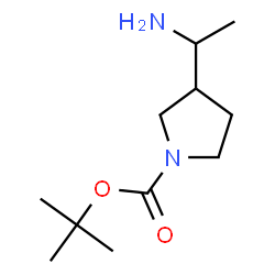1-N-Boc-3-(1-Amino-ethyl)-pyrrolidine structure