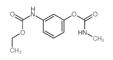 [3-(ethoxycarbonylamino)phenyl] N-methylcarbamate结构式