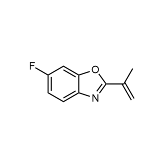 6-氟-2-(丙-1-烯-2-基)苯并[d]恶唑结构式