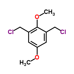 2,6-双(氯甲基)-1,4-二甲氧基苯结构式