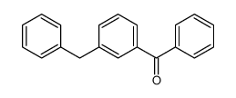 (3-benzylphenyl)-phenylmethanone结构式