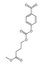 methyl 4-(4-nitrophenoxy)carbonyloxybutanoate Structure