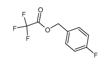4-fluorobenzyl trifluoroacetate Structure