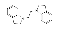 1-[2-(2,3-dihydroindol-1-yl)ethyl]-2,3-dihydroindole Structure