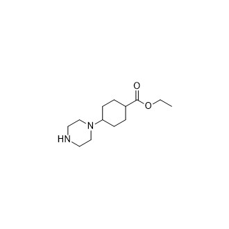 4-(Piperazin-1-yl)cyclohexanecarboxylic acid ethyl ester picture