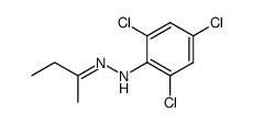 butan-2-one (2,4,6-trichlorophenyl)hydrazone Structure