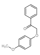 Ethanone,2-(4-methoxyphenoxy)-1-phenyl- Structure
