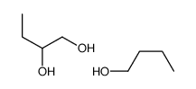 butane-1,2-diol,butan-1-ol Structure