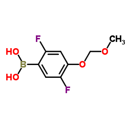 2,5-Difluoro-4-(methoxymethoxy)phenylboronic acid Structure