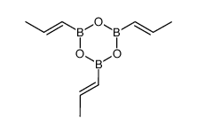 tris(1-propenyl)boroxine结构式