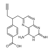 4-[1-[(2,4-二氨基-6-蝶啶基)甲基]-3-丁炔基]苯甲酸图片