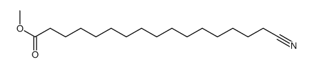 Methyl 16-cyanohexadecanoate结构式