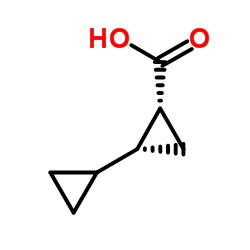 (1R,2R)-1,1'-Bi(cyclopropyl)-2-carboxylic acid结构式