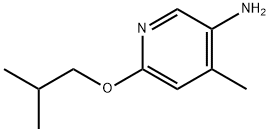 3-Pyridinamine, 4-methyl-6-(2-methylpropoxy)- Structure