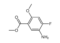 Methyl 5-amino-4-fluoro-2-methoxybenzoate structure