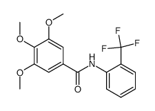 3.4.5-Trimethoxy-benzoesaeure-(2-trifluormethyl-anilid) Structure