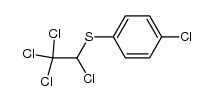 (4-chlorophenyl)(1,2,2,2-tetrachloroethyl)sulfane结构式