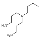 N'-(3-aminopropyl)-N'-butylpropane-1,3-diamine结构式