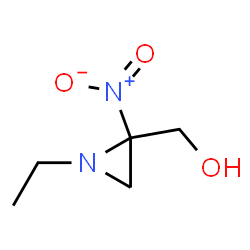 2-Aziridinemethanol,1-ethyl-2-nitro-(9CI) structure