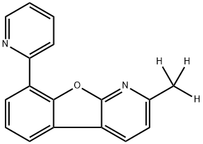 2-(甲基-D3)-8-(2-吡啶基) -苯并呋喃[2,3-B]吡啶图片