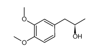 (R)-1-(3,4-二甲氧基苯基)-2-丙醇结构式