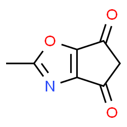 4H-Cyclopentoxazole-4,6(5H)-dione,2-methyl-(9CI)结构式