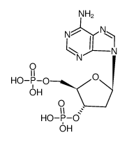 O3',O5'-diphosphono-2'-deoxy-adenosine Structure