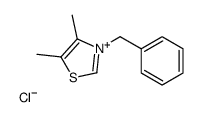 3-benzyl-4,5-dimethyl-1,3-thiazol-3-ium,chloride结构式