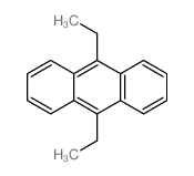 Anthracene,9,10-diethyl- Structure